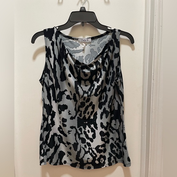 Abstract Print Sleeveless Top Bundle M Brown Multi M - Picture 10 of 11